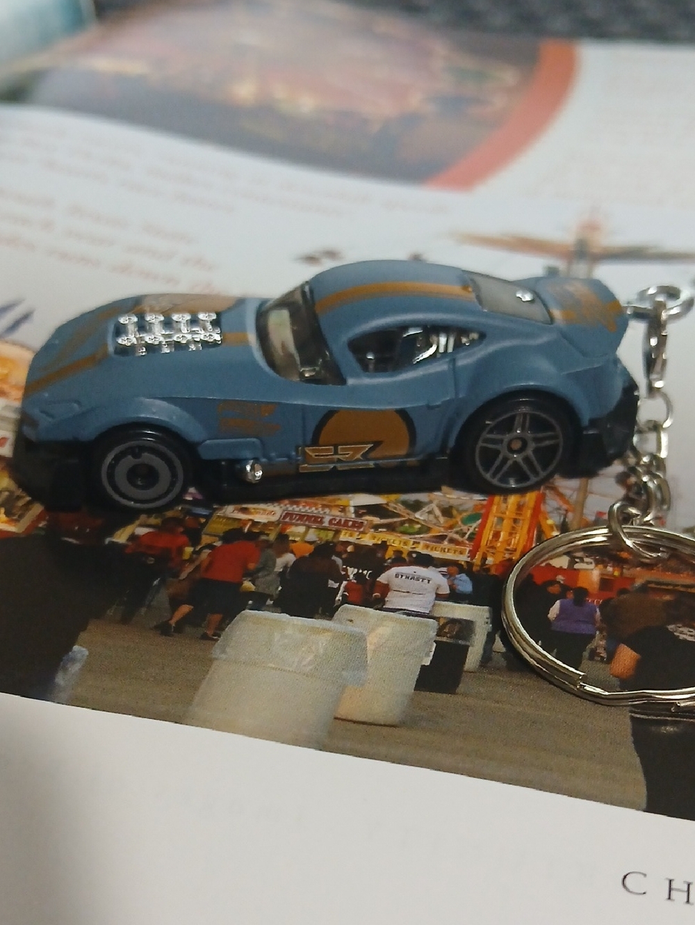 Muscle & Blown  Keychain/zipper Pull - Hot Wheels